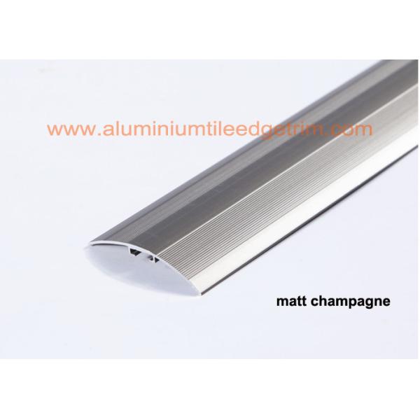 Long Durability Aluminium Floor Trims Cover Strip For Laminate / Doorway