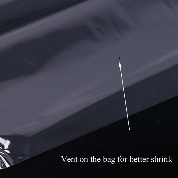 Shrink Wrap Bags, Heat Shrink Wrap PVC Material 100 Packs 8 X 10 Inches Bags for Bath Bombs, Soap Bars