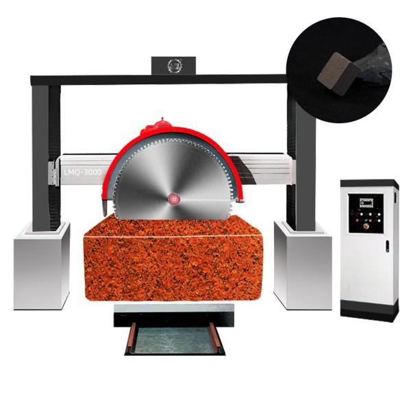 Economia Máquina de corte de grades de pedra para corte de granito vermelho, mármore e calcário