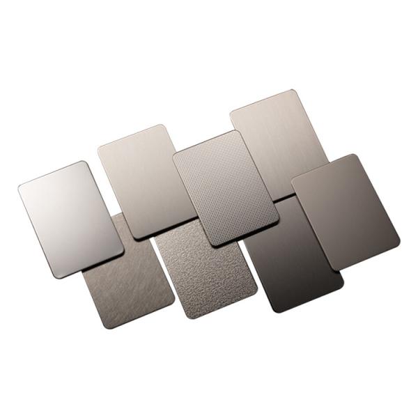 316L Embossed Decorative Stainless Steel Sheet Golden Mirror 201 304 316 ASTM