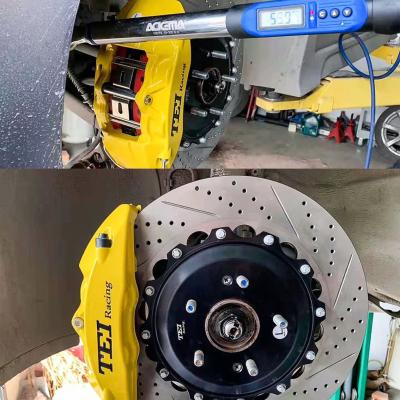 Pistão 4 que compete a competência alta e as pastilhas dos freios do disco do carbono de Kit With 355*32 milímetro do freio do compasso de calibre para Hyudnai Veloster borda de 18 polegadas