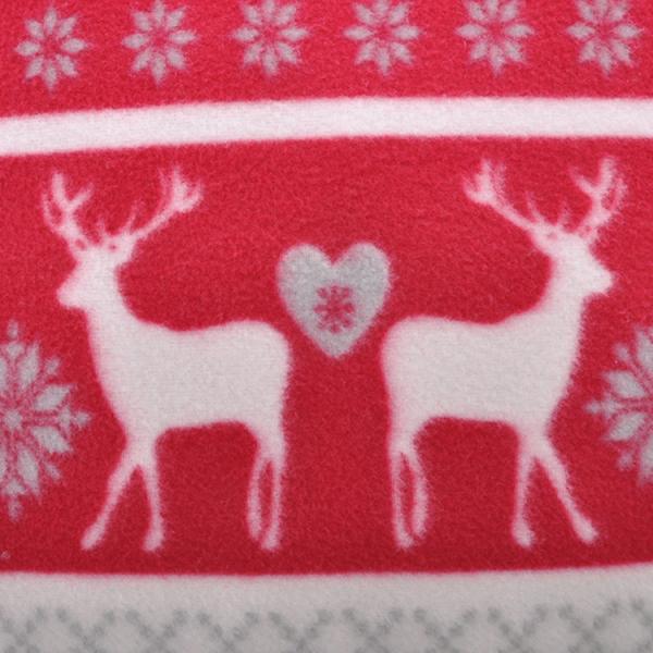 Christmas Red Snowflake Foldable Blanket Pillow Polar Fleece And Blanket Gift Set