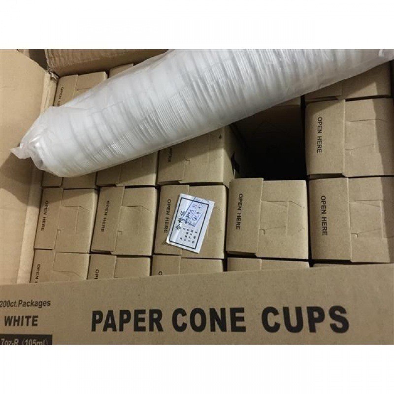 10.000kg Disposable Cone Cup 3.7oz Paper Triangle Environmentally Friendly Cone Paper Cup