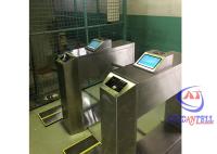 Tourniquet simple de bras du passage 3 d'affichage à cristaux liquides de piéton de porte automatique d'ESD pour l'entrée de lobby