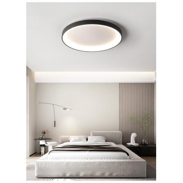 Nordic Bedroom Lamps Simple Modern Recessed Round Led Ceiling Lights Chandelier(WH-MA-243）