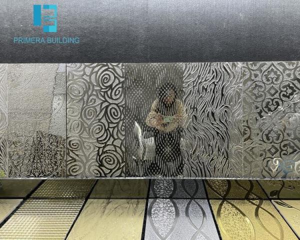 300x600mm 3D Ceramic Wall Tile Polished Glazed with Gold Line