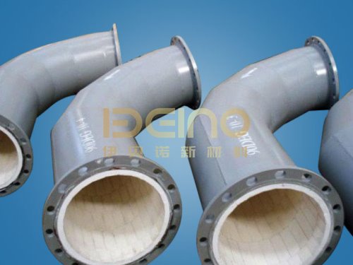 Wear Resistant Ceramic Pipe Ceramic Lined Pipe With Flanges