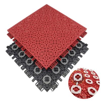 Polypropylène étanche à l'eau multi-sport carreaux de verrouillage Carreaux de cour de jardin