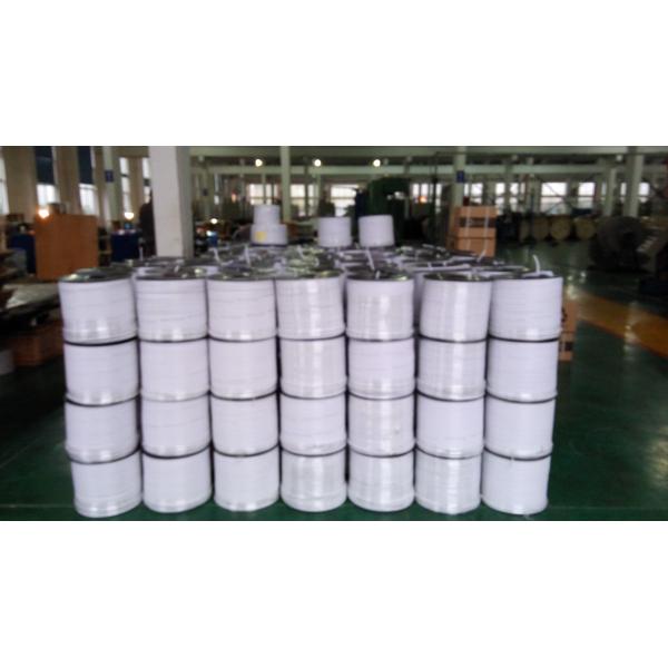 F Connector Dual RG6 Quad Shield Coaxial Cable Rosh Compliant PVC Jacket Braiding