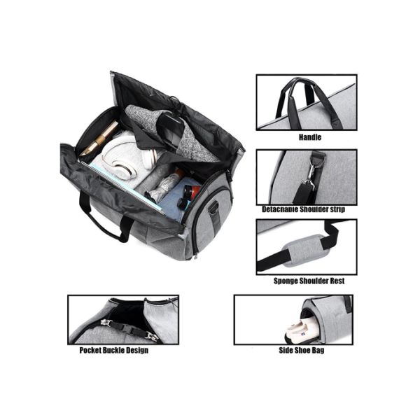 Large Carry On Convertible Duffle Garment Bag