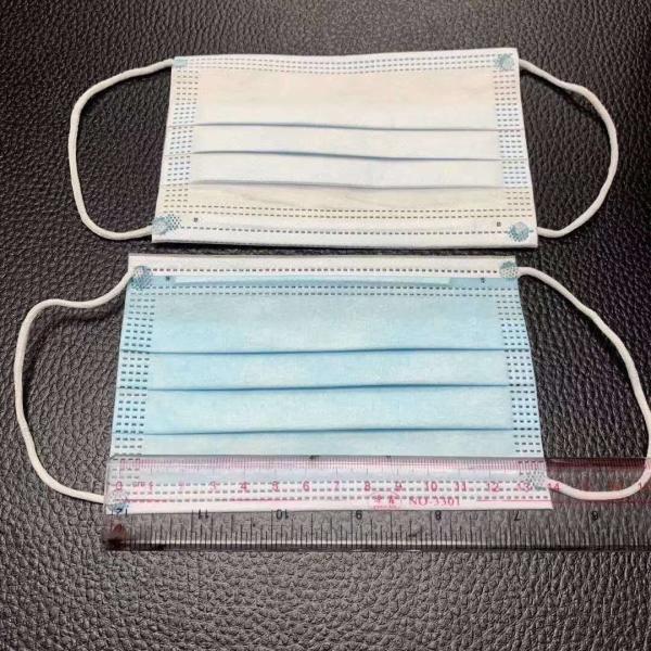 Kids Disposable Hygiene Face Mask Melt Blown Fabric Material Large Stock