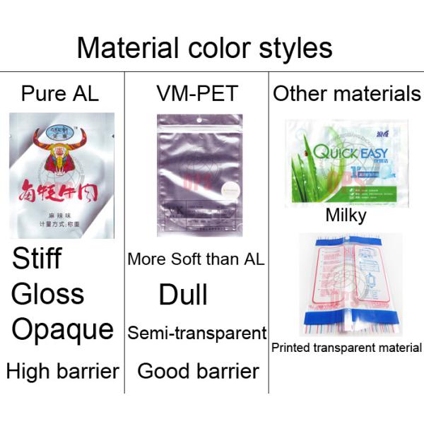 40-160 Micron Frozen Food Bags  , Ice Cream Packaging Bag BOPP CPP Material