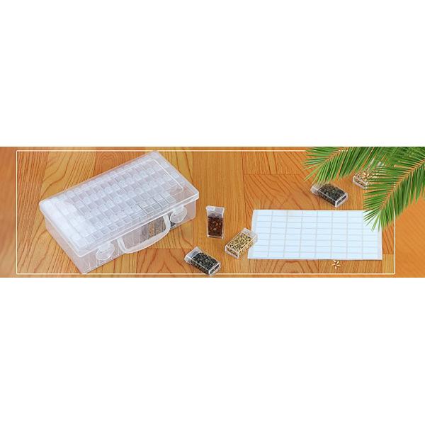 Plastic Seed Storage Box, Seeds Storage Organizer Container, Flower Seeds,Vegetable Seeds, Clover Seeds, Basil Seeds