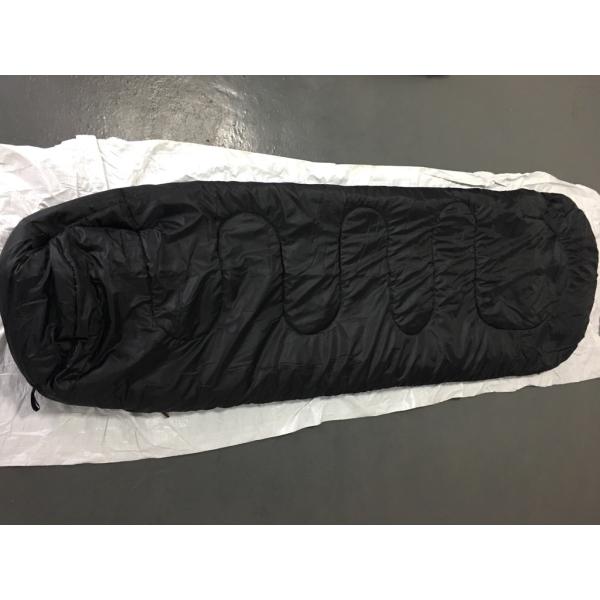 спальные мешки горы перемещения полиэстера 190T 230x80x50CM изготовленные на заказ черные оранжевые водоустойчивые