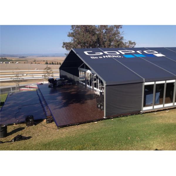 Aluminum Alloy 15m Width Small Glass Wall Marquee Event Banquet Tents