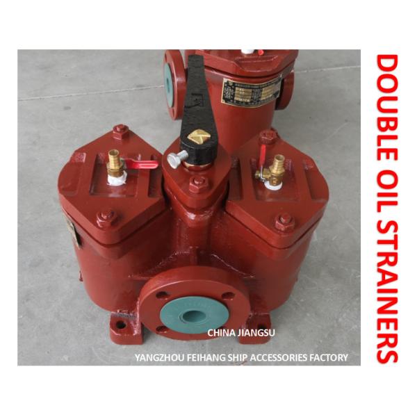 Diesel Oil Separator Imported Marine Dual Oil Filter AS4032-0.16/0.09 Cb/T425-94 Body cast iron filter cartridge stainle