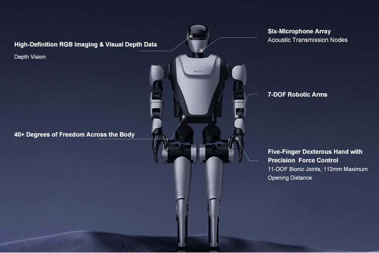 Foxtechrobot China Commercial Home Smart Educational Intelligent Robot Human-Sized Humanoid Robots for Sale