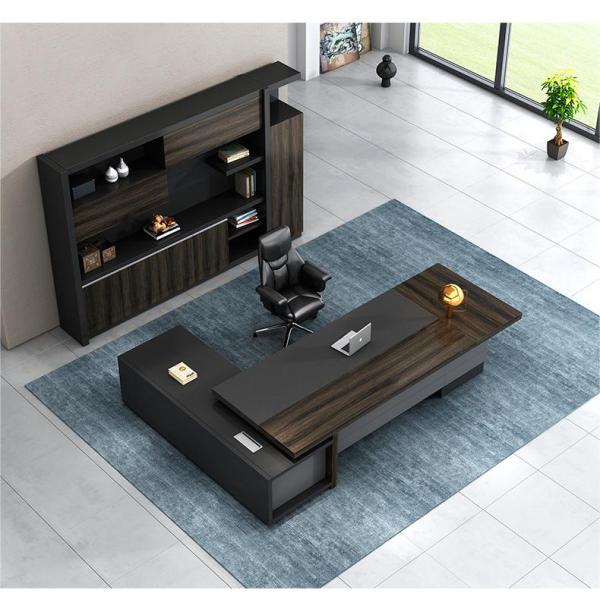 Школьный МДФ Luxury Executive Office Desk Set for Commercial Furniture Управляющий офисный стол