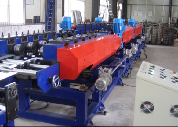 7000 Kg Single Steel Coil Weight Automatic Cable Tray Decoiler Punching Cold Bending Production Line