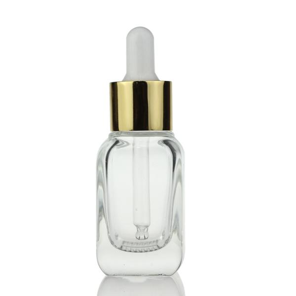 Petite bouteille en verre de sérum 20ML Clear Dropper Mini Conteneurs
