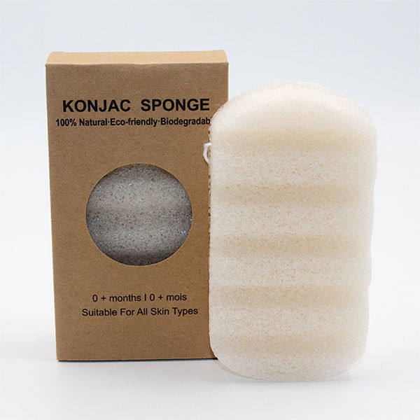 Губка органической волны Eco дружелюбной Konjac очищая для ухода за лицом