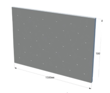 Panneau mural composite en fibre de verre pour l'escalade en salle de gym Max capacité 100-500 kg