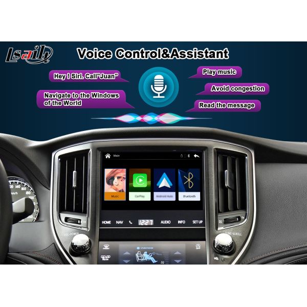 Apple CarPlay Interface for Crown S210 AWS210 GRS210 GWS214 GWS215 Majesta Athlete Royal Saloon Integrated Android Auto, Reverse Camera, AC Climate