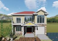 Casa de luxo pré-fabricada de villas.