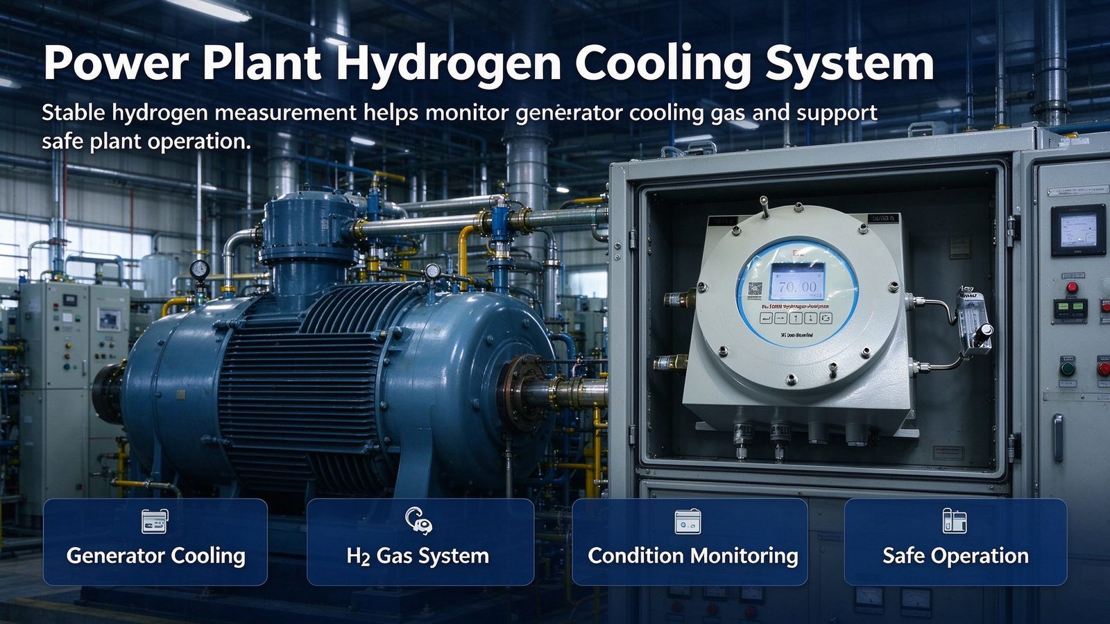 Customizable Industrial Gas Analyzer Explosion Proof Hydrogen Gas Purity Analyzer