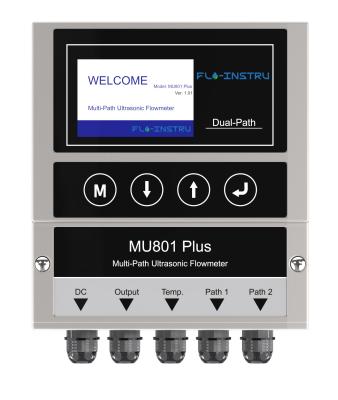 Sinal de adição ultrassônico do medidor de fluxo MU801 da multi inserção do canal