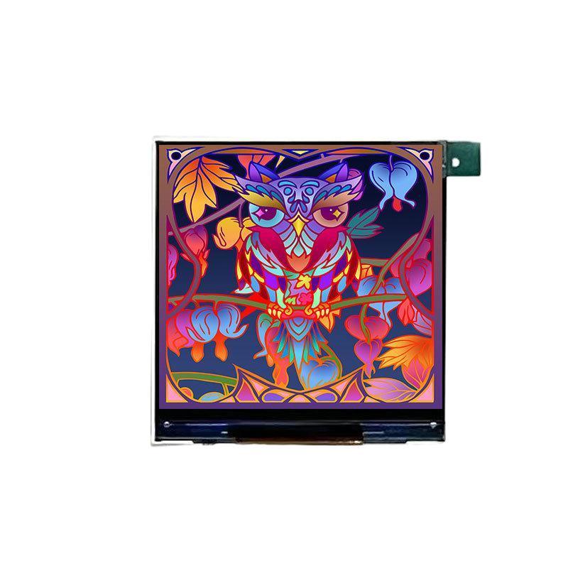 3.4-inch Square TFT LCD Display with 480×480 Resolution LVDS Interface and Full Viewing Angle IPS LCD Screen