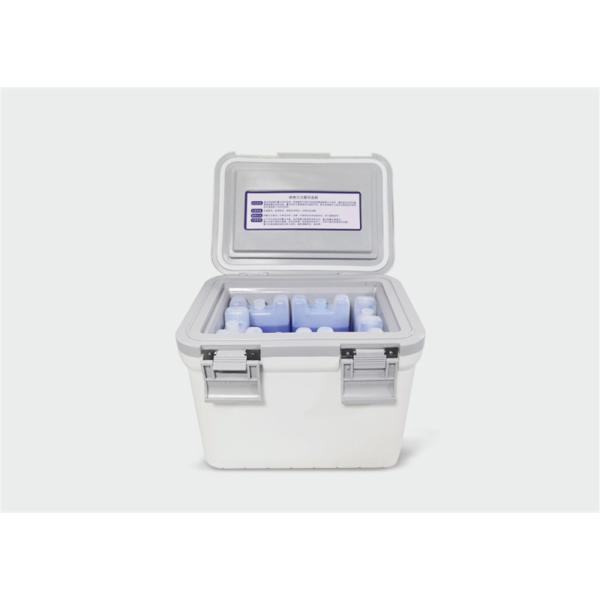 Boîte de refroidisseur médical Boîte de transport de sang de vaccin avec brique de glace