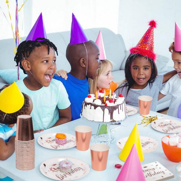 FDA Baby Shower Biodegradable Themed Gender 13th 18th 21st Birthday Compostable Party Supplies
