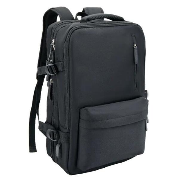 Mochila portátil personalizada Mochila de viaje Mochila negra Mochila para hombres