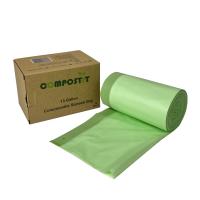 Eco Friendly Compostable Garbage Bags Heavy Duty Kitchen Drawstring Trash Bags