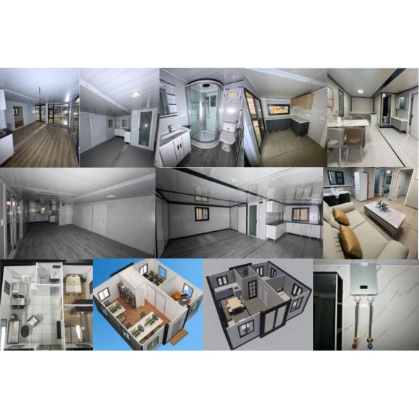 Luxury Tiny Prefab Modular Container House Expandable Office 20ft 40ft