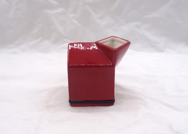 Red Color Christmas Ceramic Cups , Santa Claus 3D Coffee Mug For Holiday Decoration