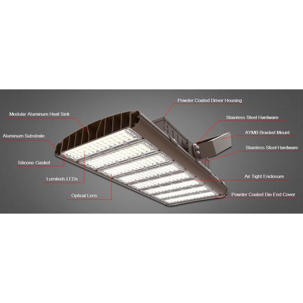 120- 1200W Outdoor LED Flood Lights Ultra Bright 165LPW 192000Lm Aluminum Alloy
