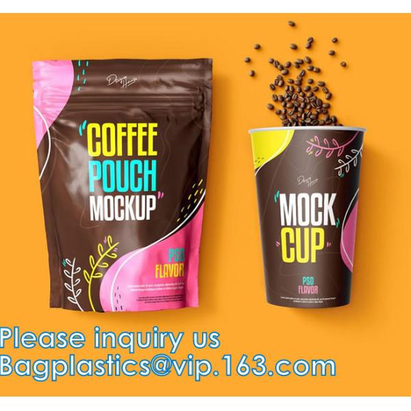 Stand Up Food Bags,Zip Lock Food Storage Bags for Packaging Products,Herbs,Snack,Tea,Spices,Pet Food and Soaps