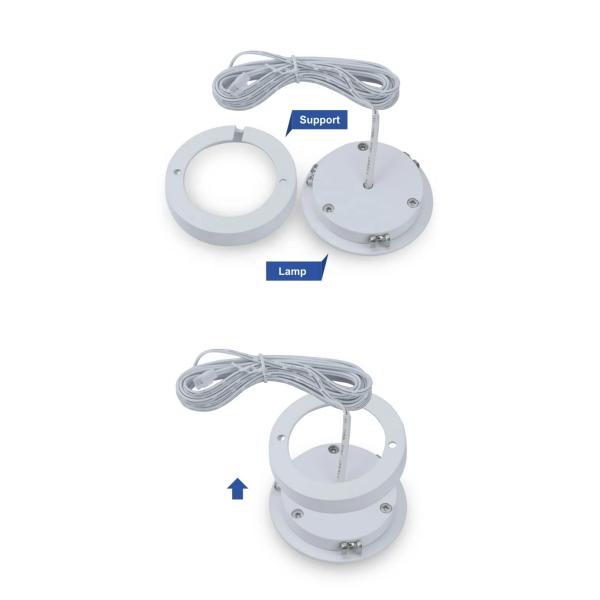 Embedded Installation Bedroom Living Room Puck Light for Kitchen Under Cabinet Lighting