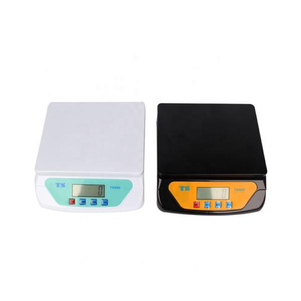 Tipo de batería AAA TS-500 Balanza de cocina digital de acero inoxidable 25 kg Mejor máquina de pesaje electrónico Medida precisa de 1 g