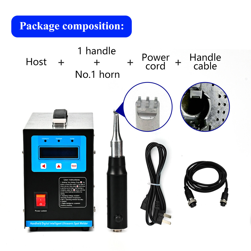 Lightweight Ultrasonic Welder, Practical Repair Tool For Damaged Plastic Workpieces
