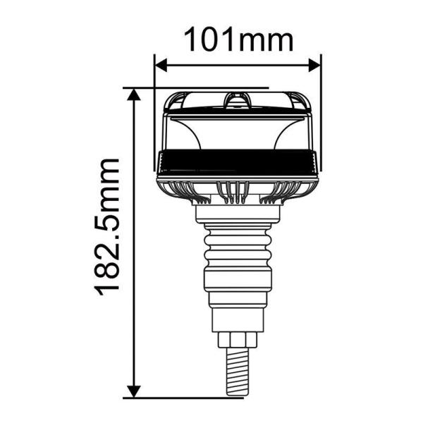IP65 CE Ios Forklift Beacon Light Waterproof Flashing Light