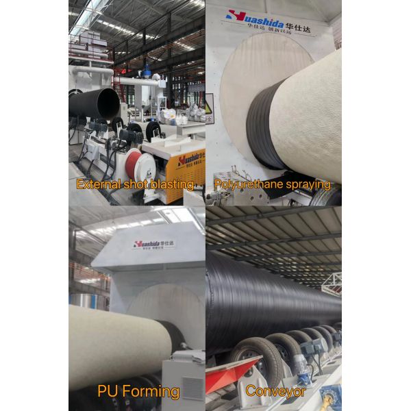 Automated Polyurethane Spray Coating Equipment for Corrosion Resistant and Thermal Insulation Steel Pipeline