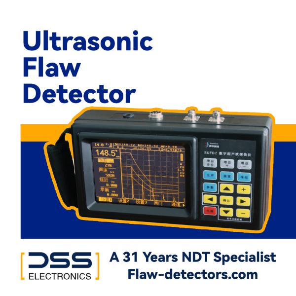 Compact Digital Ultrasonic Flaw Detector Easy Transport And Use