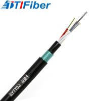 GYFTY53 12 24 câbles directs extérieurs de fibre d'enterrement de SM de noyau