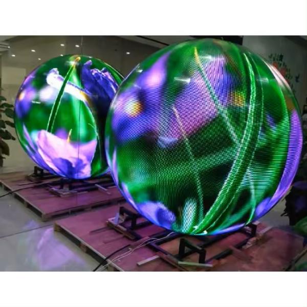 Commercial 1m Spherical Led Display Screen P2.5 High Definition Customized