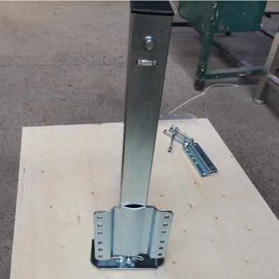 Footplate Marine Swivel Trailer Jack 2500LB Square Bolt Thru Trailer Jack
