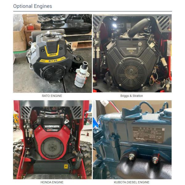 O modelo o mais atrasado Mini Skid Steer Loader Hydraulic Mini Loader diesel 13.5hp 10.1kw