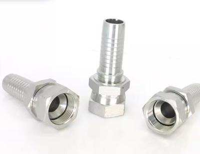 Stainless Jic Thread Fitting One Piece Crimping for Hydraulic Hose Female Connection